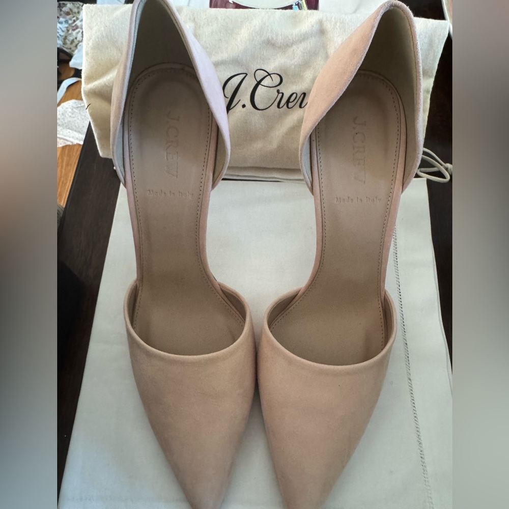 NEW in Box Elsie Suede D’orsay Pumps Light Pink